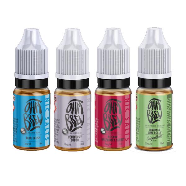 Ohm Brew Blends 10ml Nic Salts Ohm Brew Blends 10ml Nic Salts
